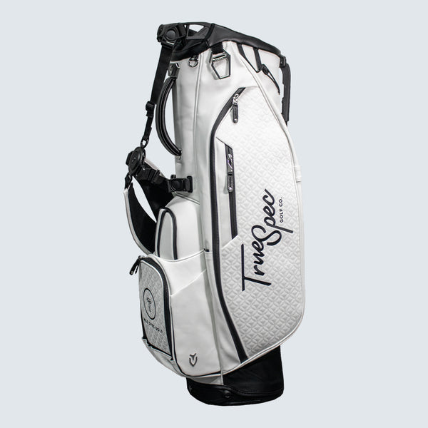 True Spec Golf Player IV Stand Bag - White | True Spec Golf - Bags