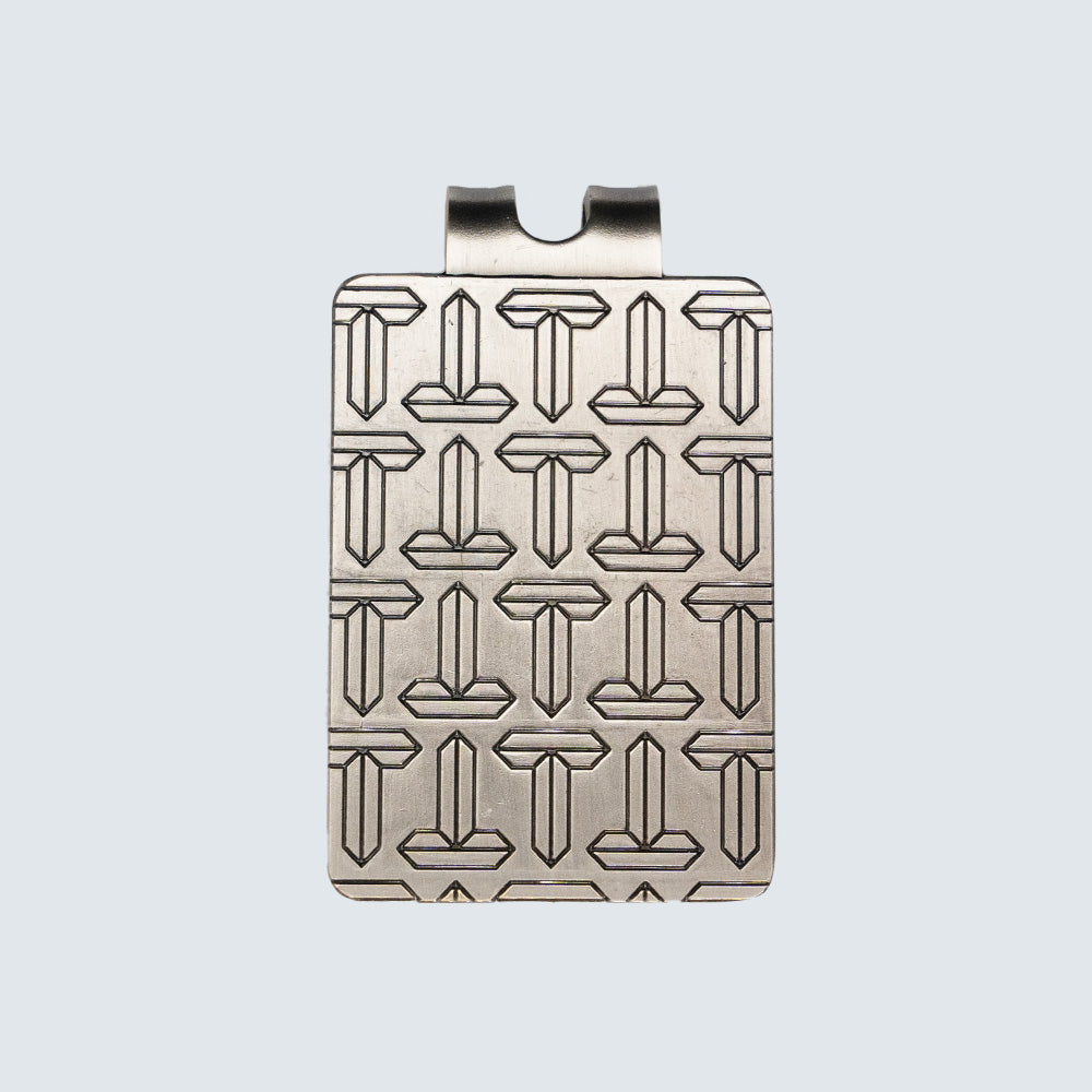 True Spec Logo Print Money Clip