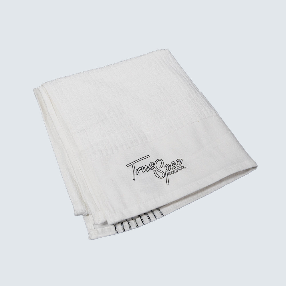 True Spec Tour Caddie Towel - White